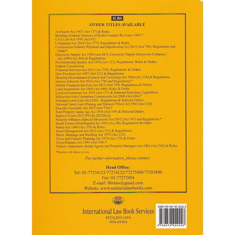 Strata Titles Act 1985 (Act 318), Rules & Orders [As At 10th March 2024] - MPHOnline.com