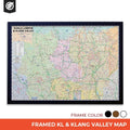 Map of KL & Klang Valley (Laminated) - MPHOnline.com