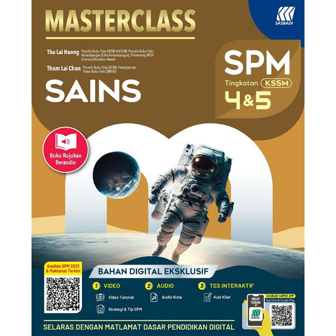 MasterClass SPM Tingkatan 4 & 5 Sains (Edisi 2024) - MPHOnline.com