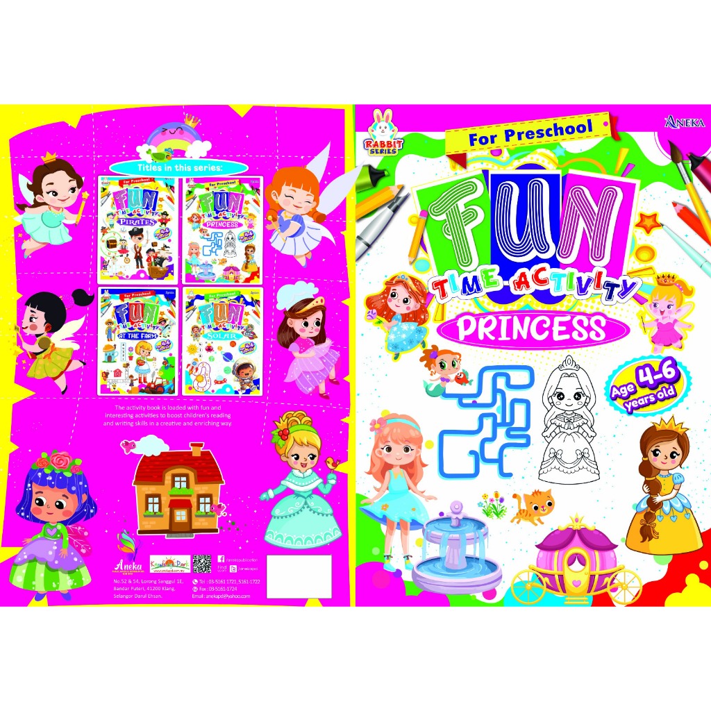 Rabbit Series Fun Time For Preschool - Princess – MPHOnline.com