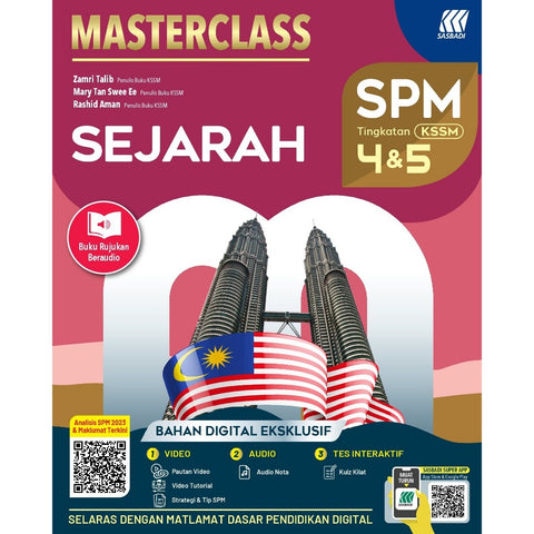 MasterClass SPM Tingkatan 4 & 5 KSSM Sejarah (Edisi 2024) - MPHOnline.com