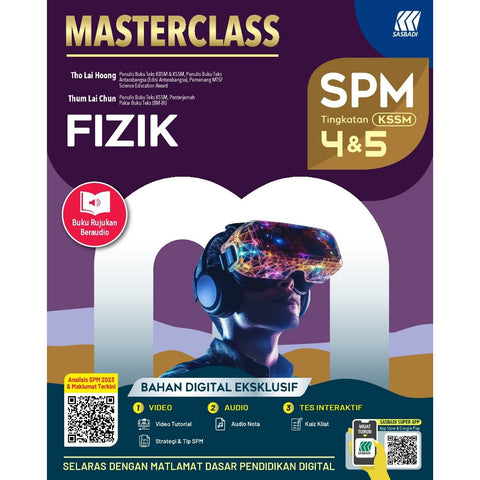 MasterClass SPM Tingkatan  4 & 5 KSSM Fizik (Edisi 2024) - MPHOnline.com