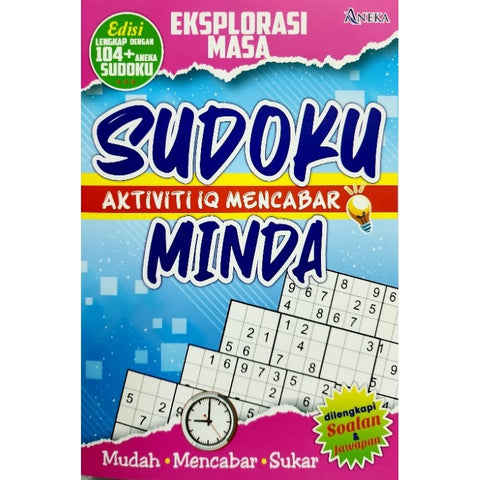 Eksplorasi Masa Sudoku Aktiviti IQ Mencabar Minda - MPHOnline.com