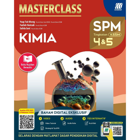 MasterClass SPM  Tingkatan 4 &5 KSSM Kimia (Edisi 2024) - MPHOnline.com