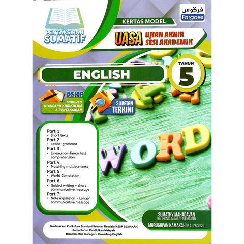 Pentaksiran Sumatif English Tahun 5 - MPHOnline.com