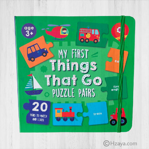 Puzzle Pairs Case Set-Things That Go - MPHOnline.com