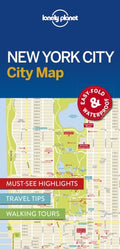 New York City Map( Lonely Planet City Map) - MPHOnline.com