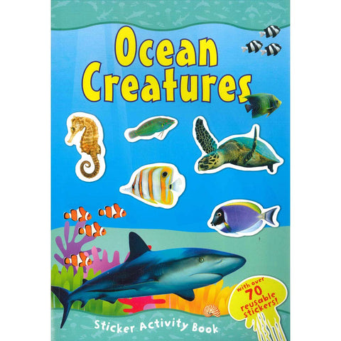 Amazing World: Ocean Creatures Sticker Activity Book - MPHOnline.com