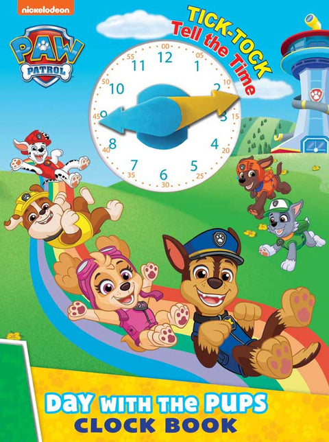 Paw Patrol: Day with the Pups Clock Book - MPHOnline.com