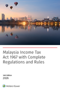 Malaysia Income Tax Act 1967 with Complete Regulations and Rules, 14E 2026 - MPHOnline.com