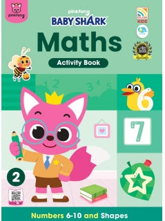 Pinkfong Baby Shark - Baby Shark Maths Activity Book 2 - MPHOnline.com