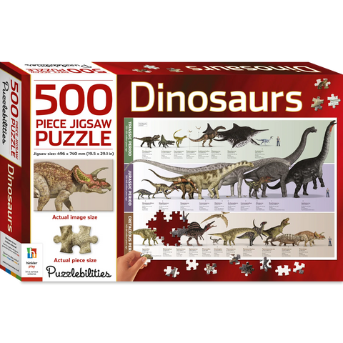 Puzzlebilities 500-Piece Jigsaw: Dinosaurs - MPHOnline.com