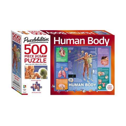 Puzzlebilities 500-Piece Jigsaw: Human Body - MPHOnline.com