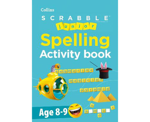 SCRABBLE™ Junior Spelling Activity Book Age 8 - 9 - MPHOnline.com