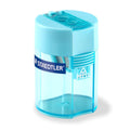 STAEDTLER 51200637BKMY - Sharpener Double-hole Tub (Cyan) - MPHOnline.com