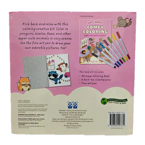TW: Cozy World Comfy Colouring - MPHOnline.com