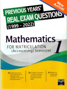 Real Exam Questions: Mathematics Accounting Sem 1 (1999-2022) - MPHOnline.com