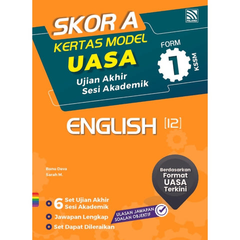 Skor A Kertas Model UASA KSSM 2024 English Form 1 - MPHOnline.com