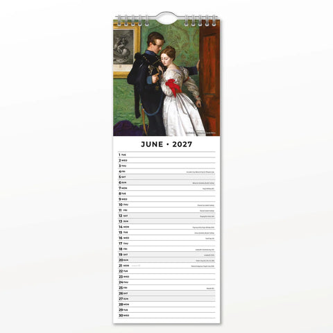 2027 Slimline Calendar PreRaphaelites (RR272041) - MPHOnline.com