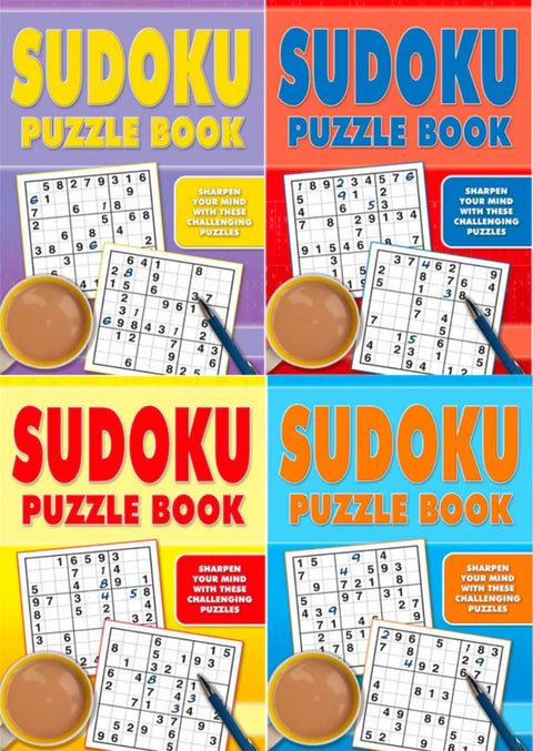 Sudoku Puzzle Books 1-4 - MPHOnline.com