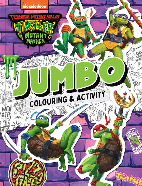 TMNT Mutant Mayhem Jumbo Colouring & Activity Book - MPHOnline.com