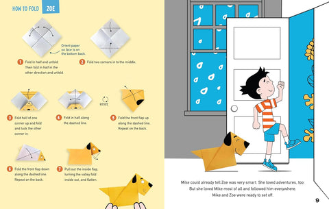 A look inside The Origami Kid: A Paperfolding Adventure by Robert McGuire - MPHOnline.com