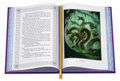 A look inside the gorgeous, foiled edition of PERCY JACKSON AND THE OLYMPIANS: THE SEA OF MONSTERS with new interior art. Shown here is a page from the book with an illustration of the hydra. 