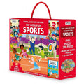 Travel, Learn, Explore: The World of Sports (Oval Puzzle + Book) - MPHOnline.com