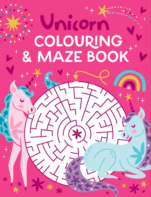 Unicorn Colouring & Maze Book - MPHOnline.com