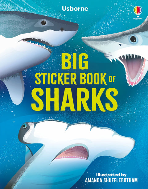 Usborne Big Sticker Book of Sharks - MPHOnline.com