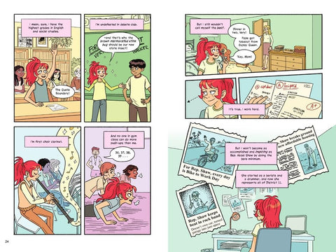A look inside Very Bad at Math by Hope Larson - MPHOnline.com