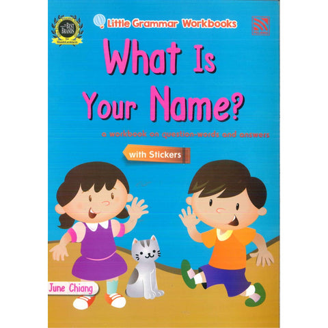 Little Grammar Workbooks With Stickers - What Is Your Name ? - MPHOnline.com