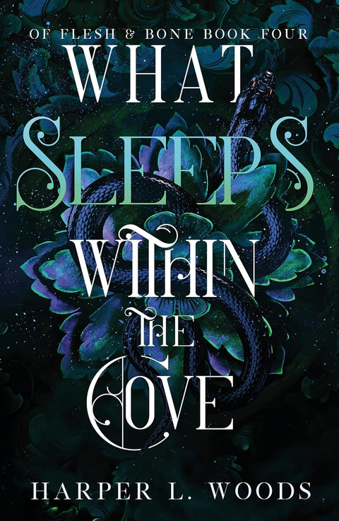 Harper L. Woods returns with this highly anticipated novel in her Of Flesh & Bone series, WHAT SLEEPS WITHIN THE COVE. The protagonist's fatal bargain with a fae ruler is tested when she is sent to the underworld retrieve a snake from the crown of Medusa. Will her success mean the end of her trials? Find out at MPHOnline.com.