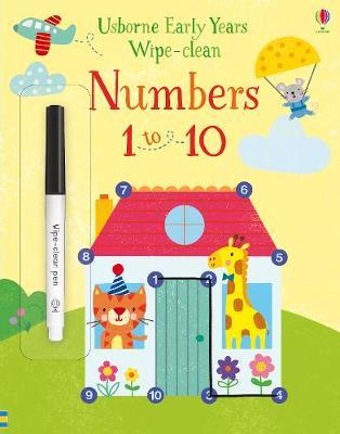 EARLY YEARS WIPE CLEAN NUMBERS 1 TO 10