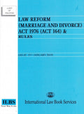 Law Reform (Marriage And Divorce) Act 1976 & Rules