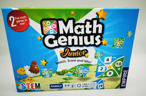 Math Genius Junior Board Game - MPHOnline.com