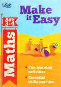 Letts Make It Easy Maths Age 3-4