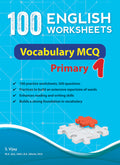 100 English Worksheets Primary 1 – Vocabulary MCQ - MPHOnline.com