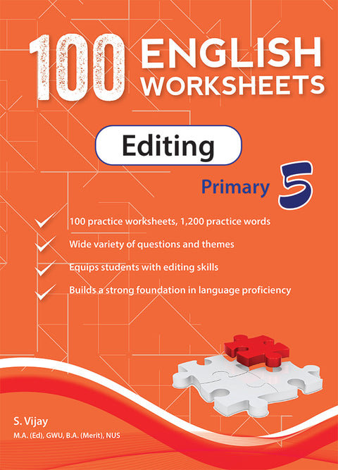 100 English Worksheets Primary 5 – Editing - MPHOnline.com