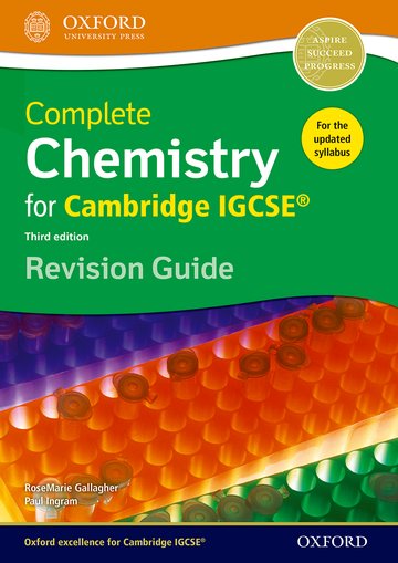 Chemistry for Cambridge IGCSE Revision Guide 3rd Edition
