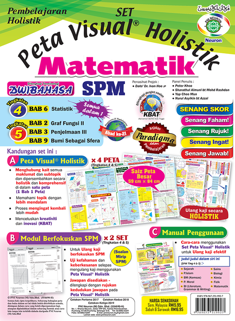 Pembelajaran Holistik SET SPM Matematik (Dwibahasa) Tingkatan 4 & 5 - MPHOnline.com