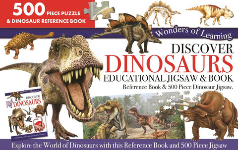 Discover Dinosaurs ( Educational Jigsaw & Book )