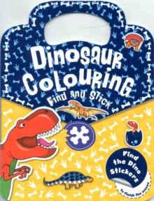 Dinosaur Colouring- Find And Stick