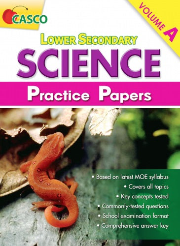 LOWER SECONDARY SCIENCE PRACTICE PAPERS VOLUME A