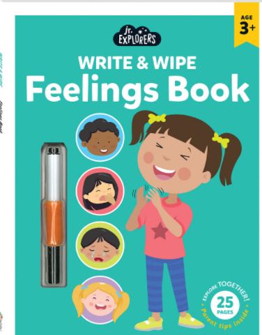 Junior Explorers Write and Wipe: Feelings Book