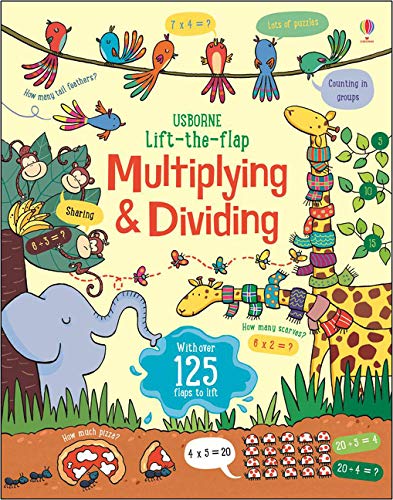 USBORNE LIFT THE FLAP MULTIPYING & DIVIDING