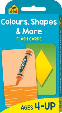 SCHOOL ZONE COLOURS, SHAPES AND MORE FLASH CARDS