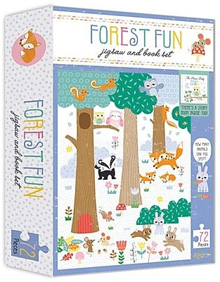 Puzzle And Book Box - Forest Fun