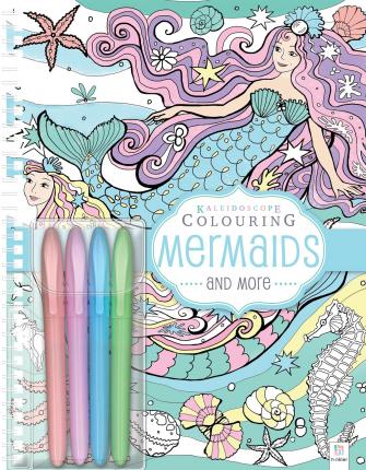 KALEIDOSCOPE COLOURING PASTEL MARKERS: MERMAIDS