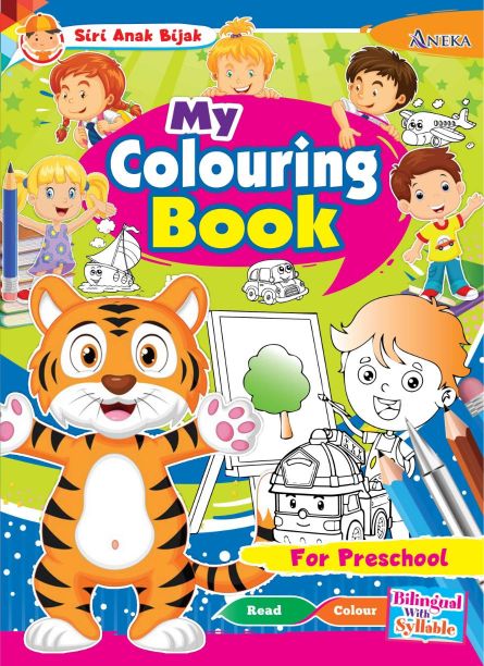 Siri Anak Bijak Colouring Book